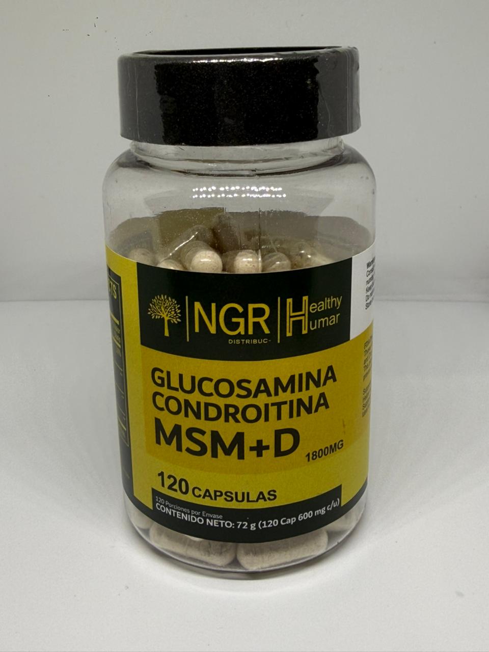 Glucosamina Condroitina MSM + D 1800 mg