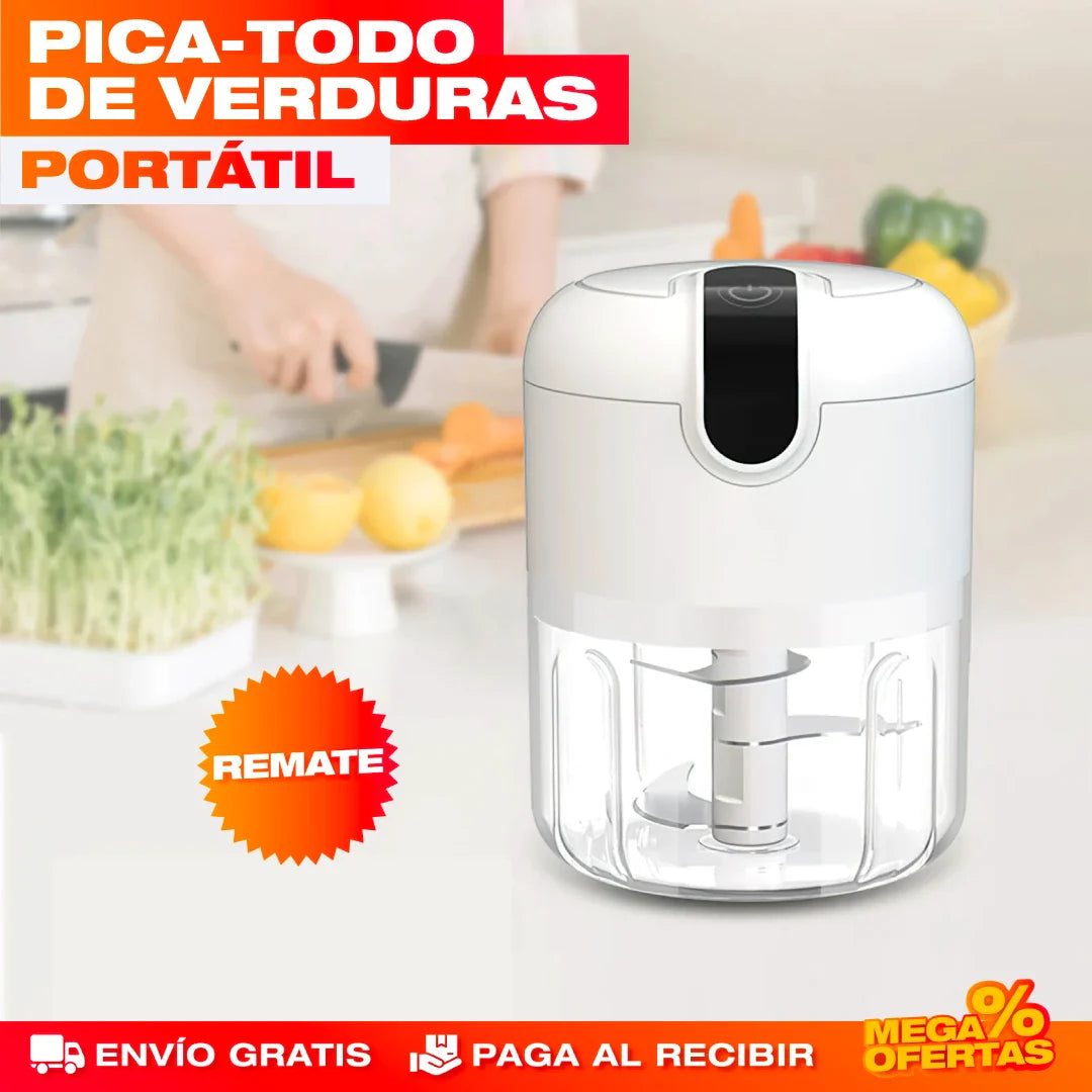 MINI PICADORA ELÉCTRICA PORTÁTIL