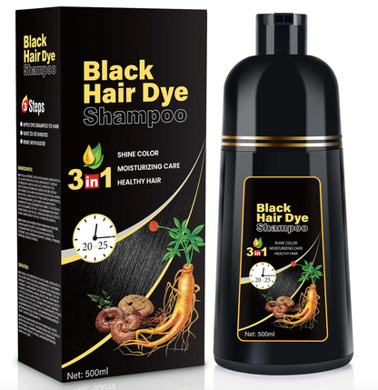 Black Hair Dye® - Shampoo Cubre Canas