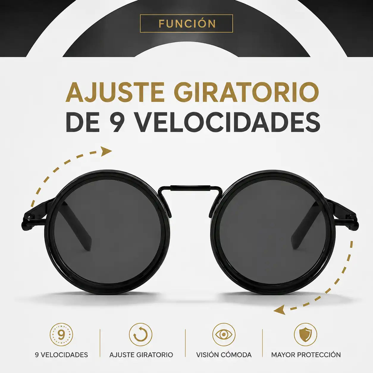 🕶️ GAFAS DE SOL POLARIZADAS AJUSTABLES 360°