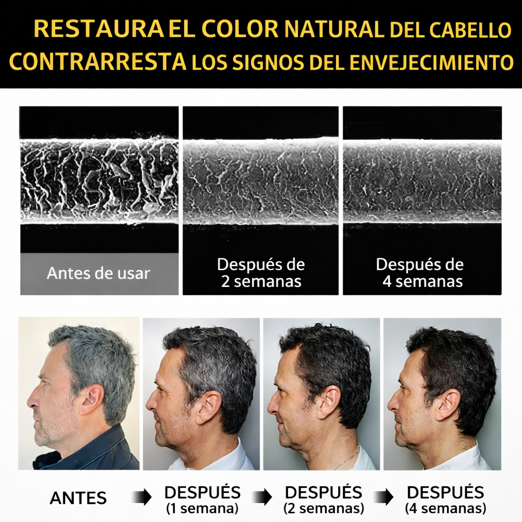 Black Hair Dye® - Shampoo Cubre Canas