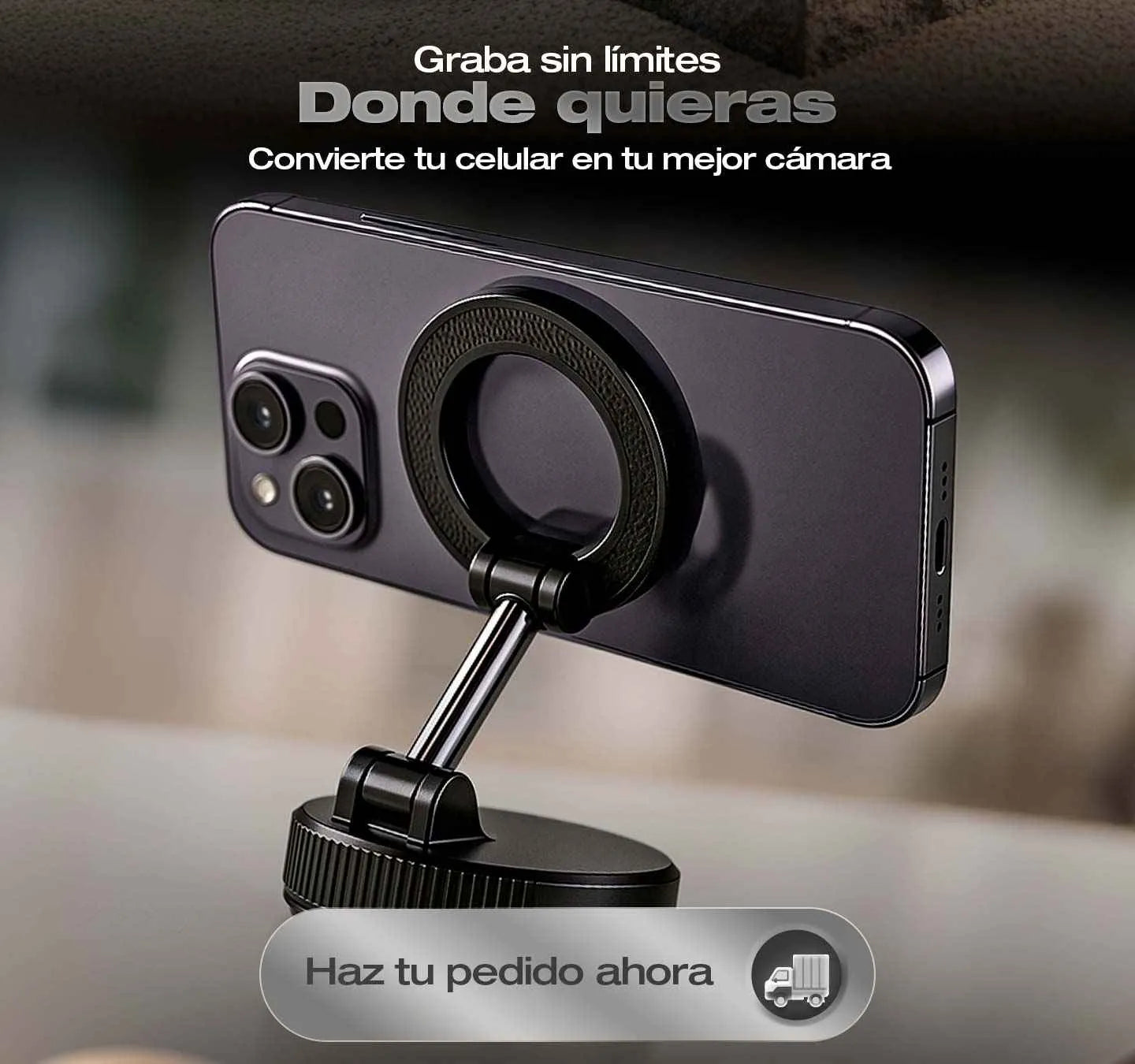 Soporte Celular Ventosa