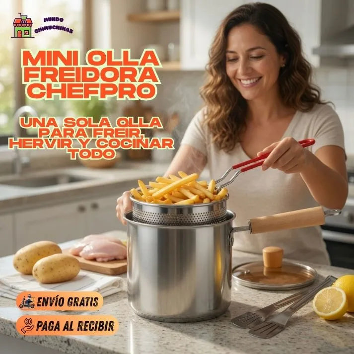 Olla Freidora Multiusos ChefPro™ + Pinzas de regalo 🎁