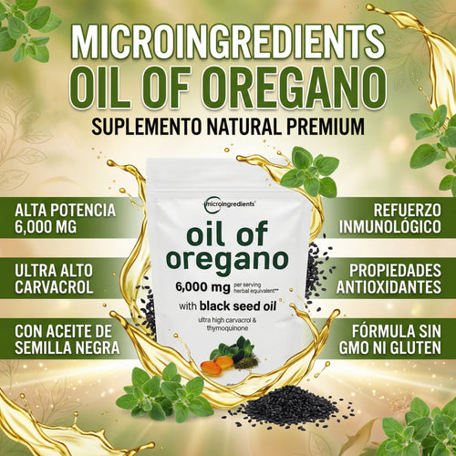 Oil of Oregano  Microingredients® Antioxidante para el cuerpo
