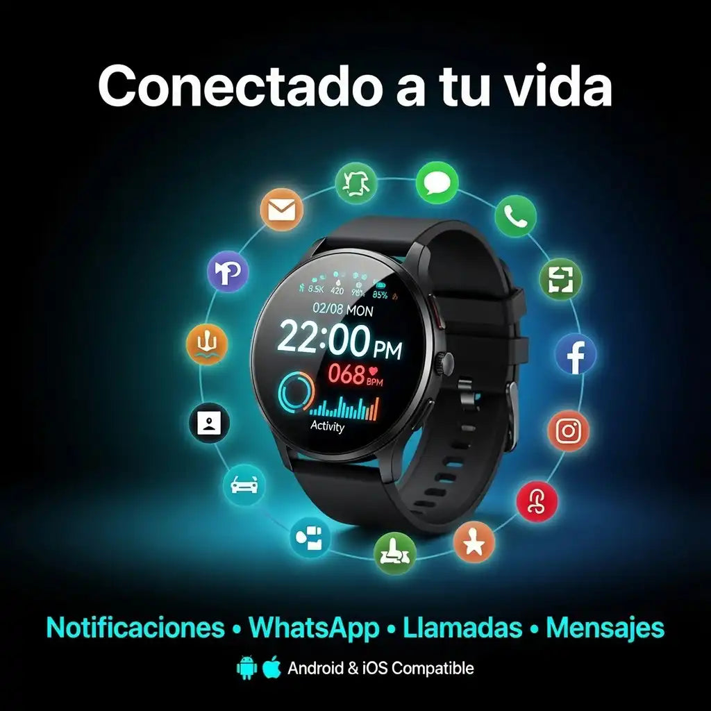 ⌚ SMARTWATCH ZL02 — Reloj Inteligente Sports Fitness