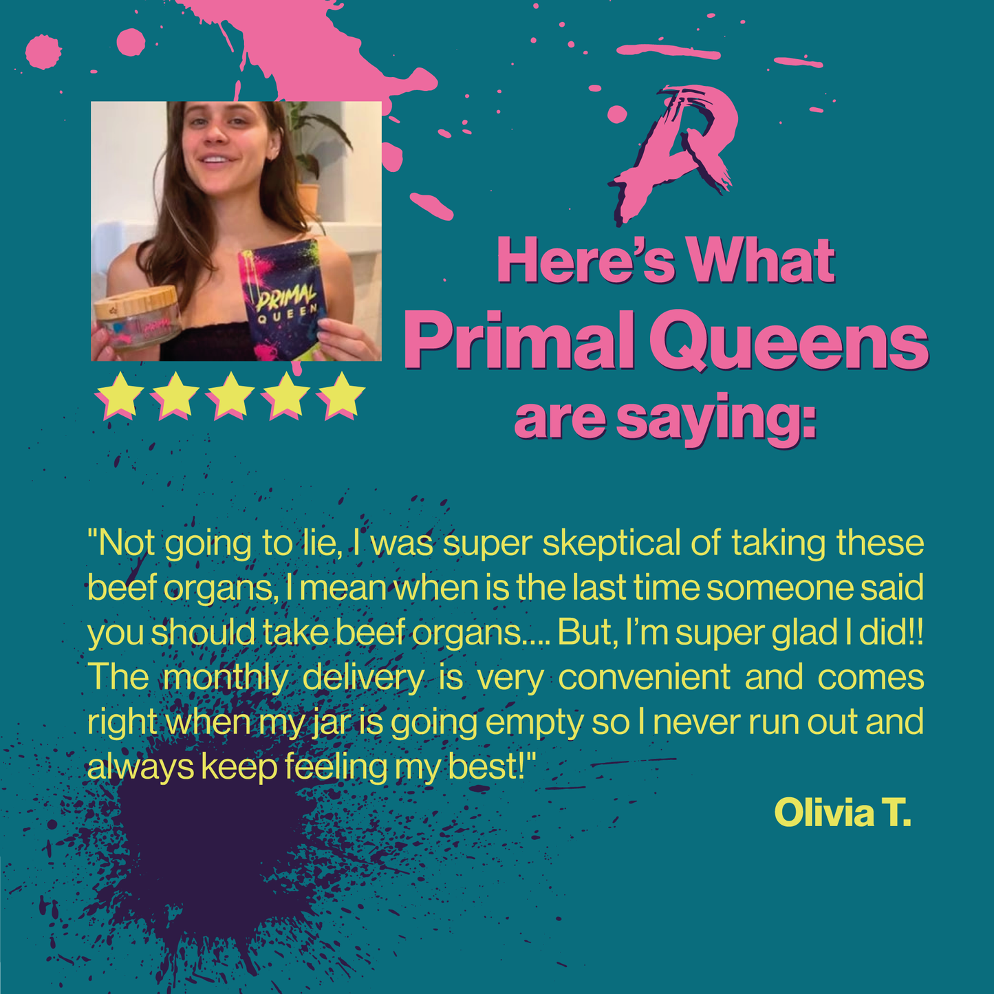 Primal Queen Beef Organ Superfood - 30 Day Refill