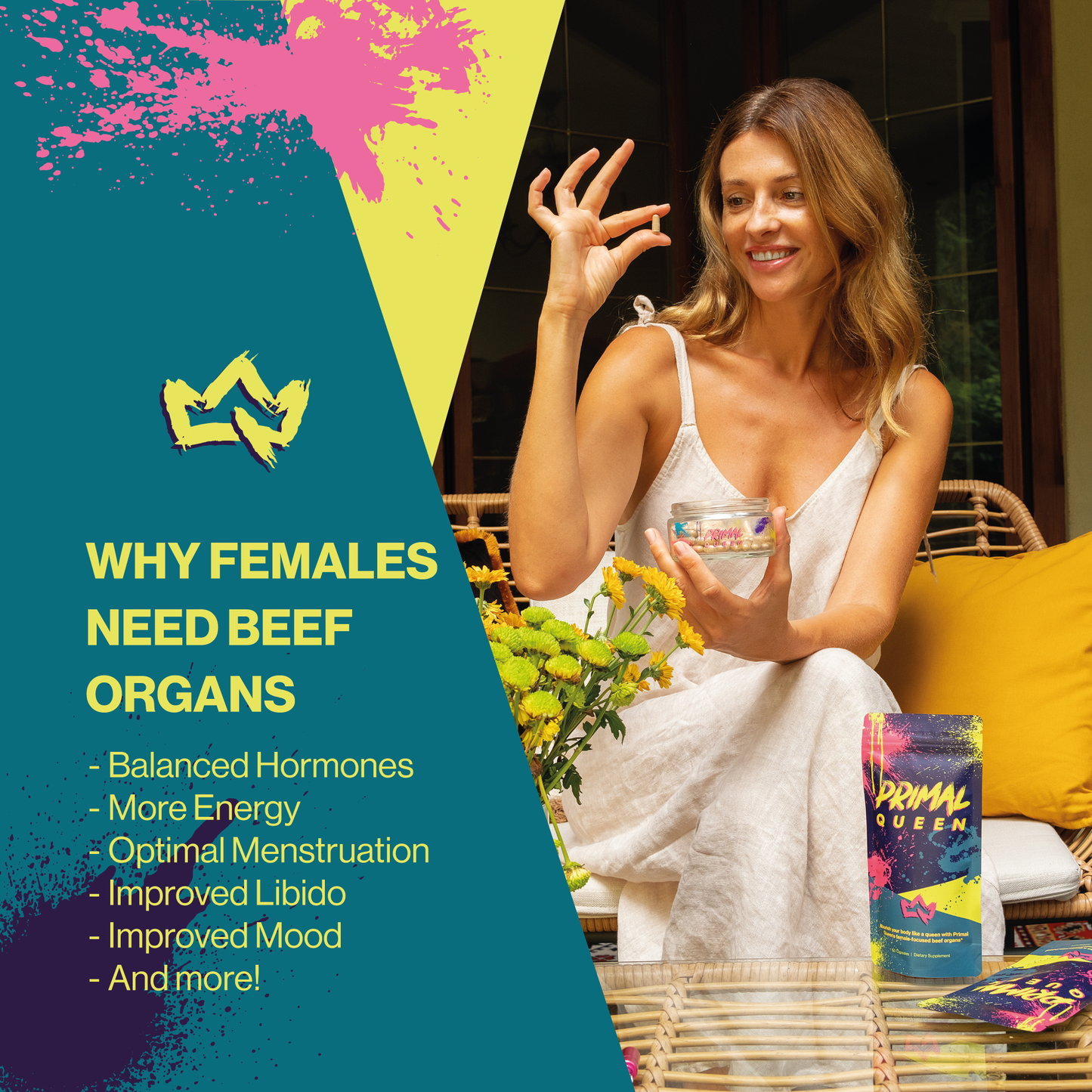 Primal Queen Beef Organ Superfood - 30 Day Refill