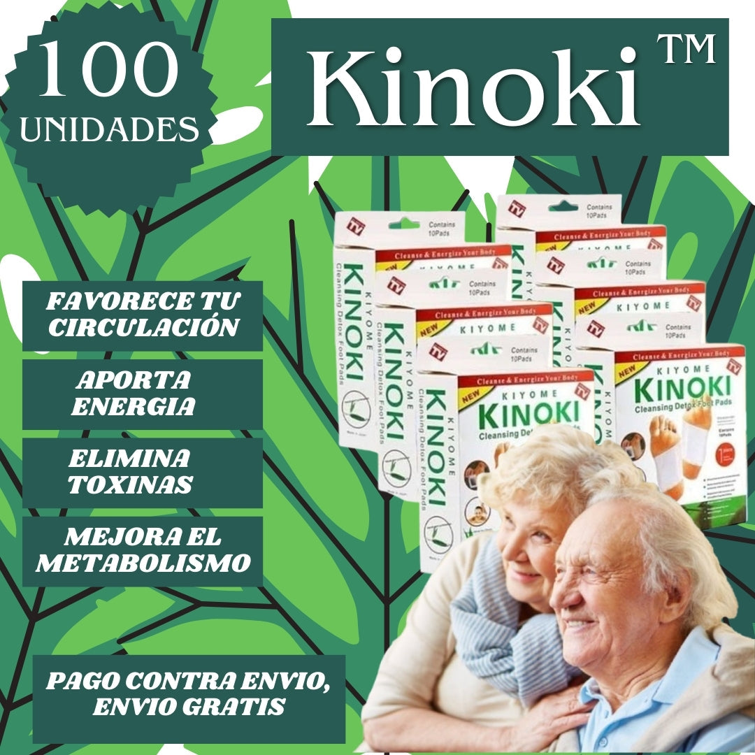 🔥 Parches Kinokis desintoxicantes , 100 x 1