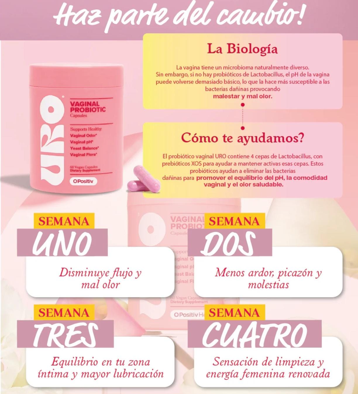 OFERTA Especial Combo 2x1 Uro Probiotico vaginal ORIGINAL 🌸