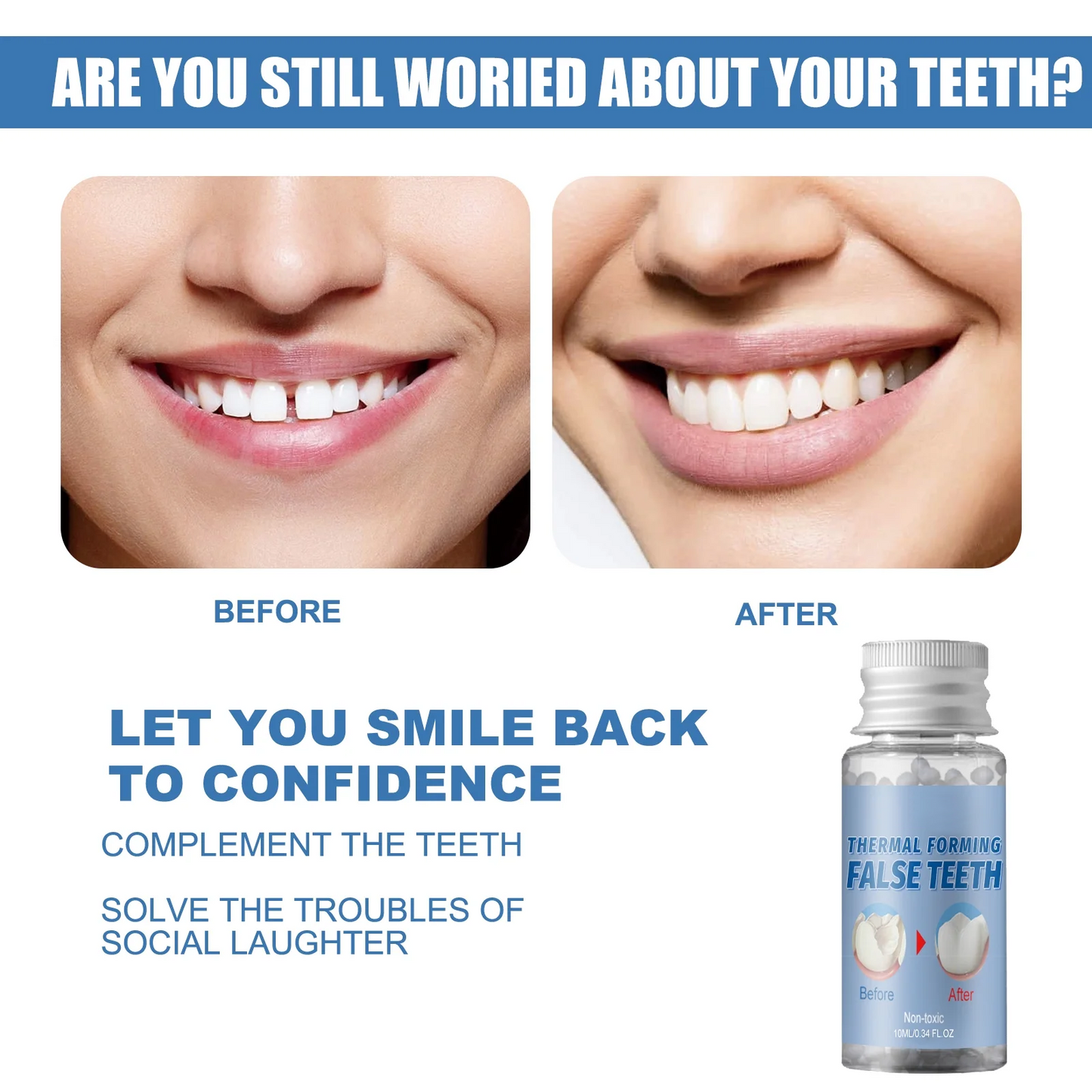 🦷Stop Hiding Your Teeth — Get a Perfect Smile in Minutes, No Dentist Needed🏠✨