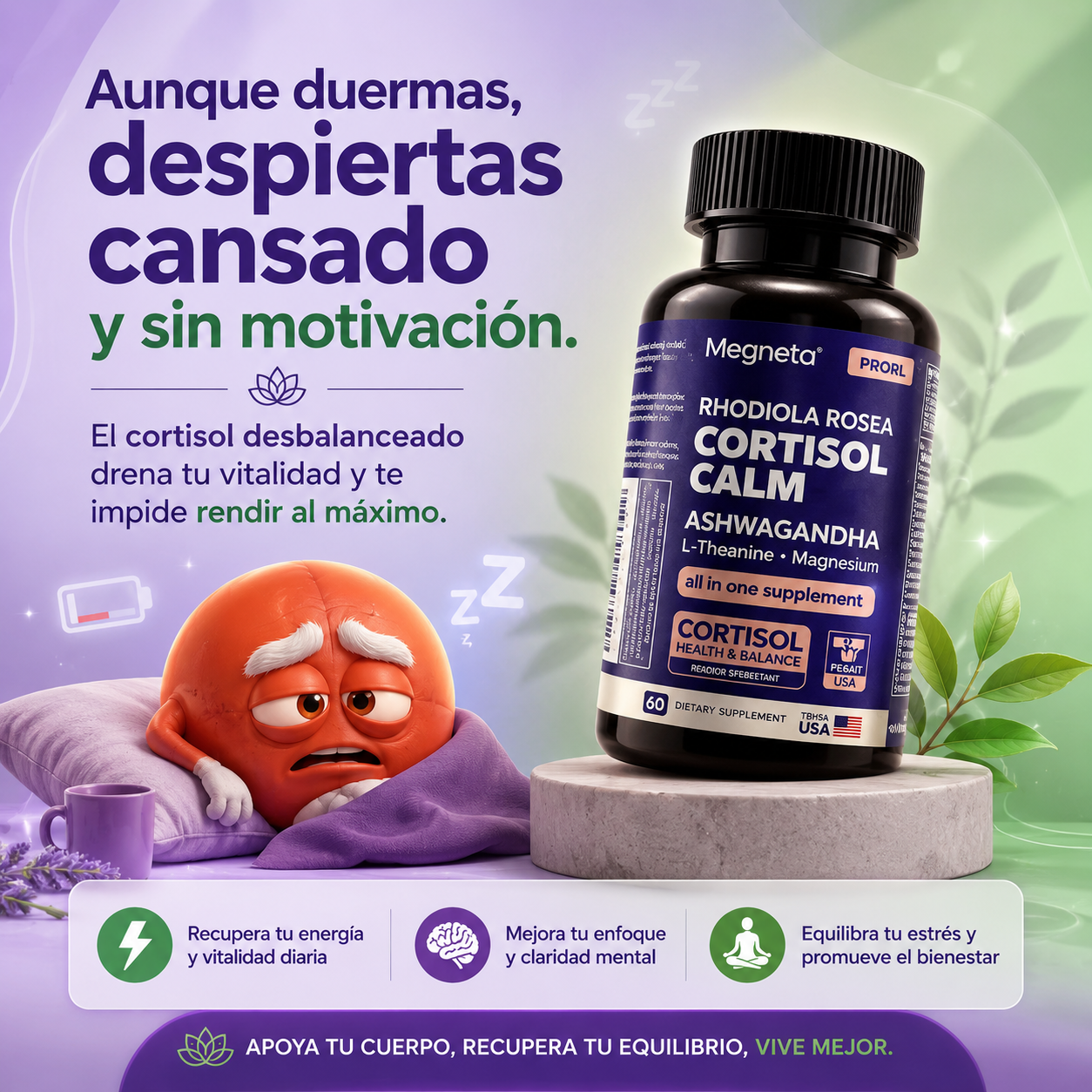 CORTISOL CALM CON ASHWAGANDHA