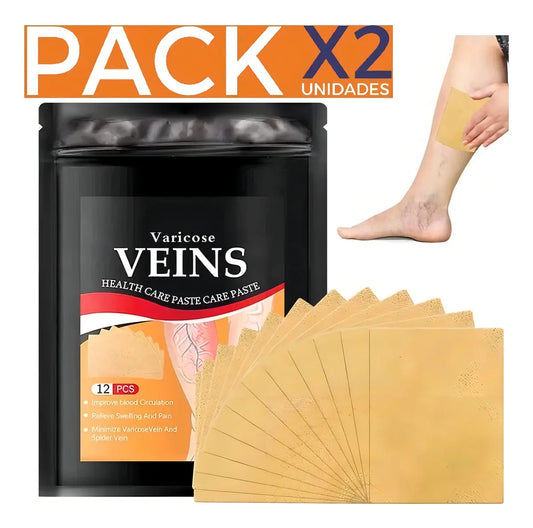 24 Parches Para Tratamiento De Venas Varicosas Varices