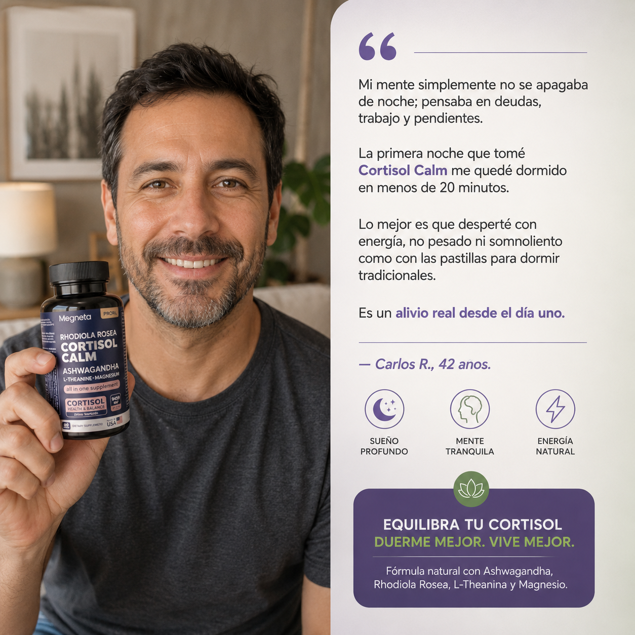 CORTISOL CALM CON ASHWAGANDHA