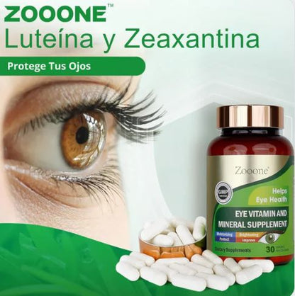 Zooone™  l Nutrición ocular diaria para ver nítido y sin cansancio - 100% Natural