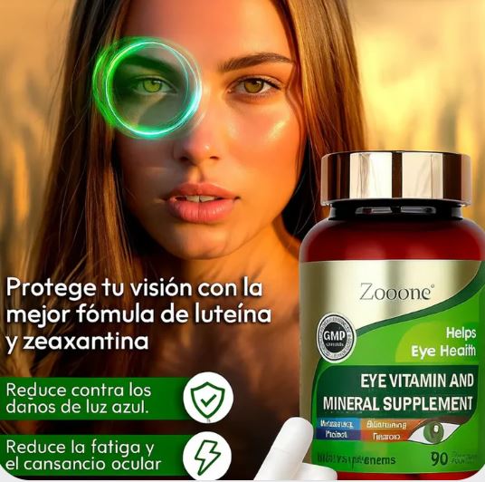 Zooone™  l Nutrición ocular diaria para ver nítido y sin cansancio - 100% Natural